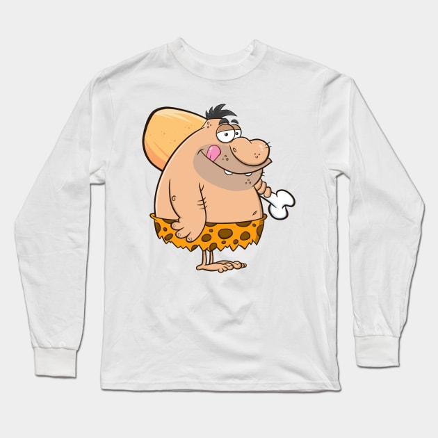 Caveman Long Sleeve T-Shirt by tomrothster